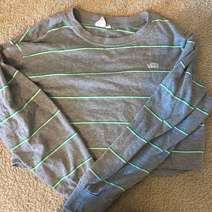 Vans long sleeve crop top